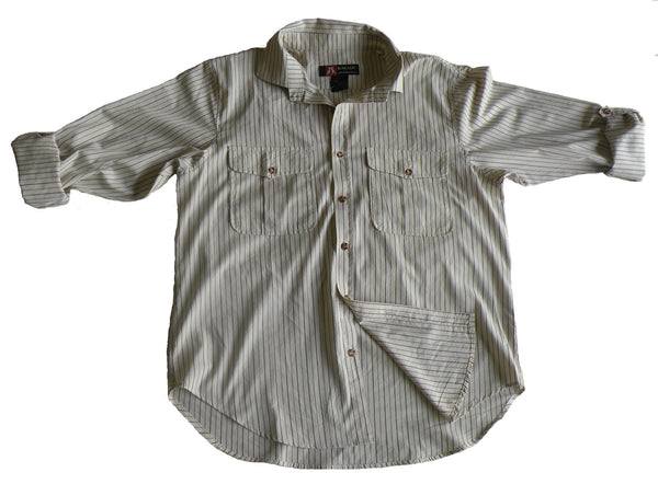Bargo Shirt In Navy/Tan