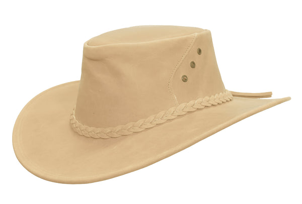 Alice Hat in Tan Leather