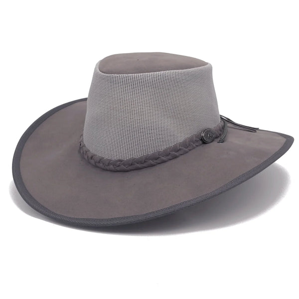 Kalgoorlie Wide Brim Soaka Breeze Hat in Grey