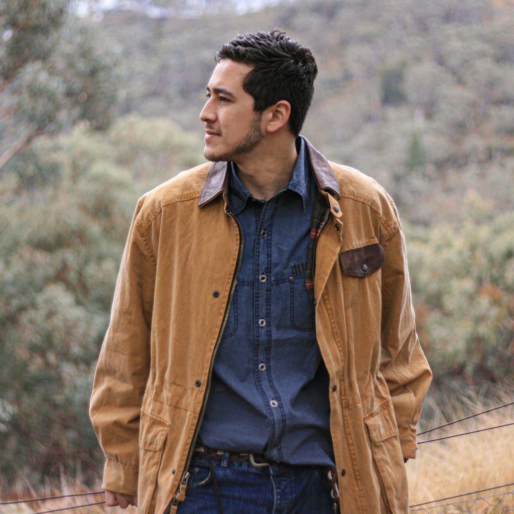 Pilbara Jacket in Mustard - Kakadu Traders Australia