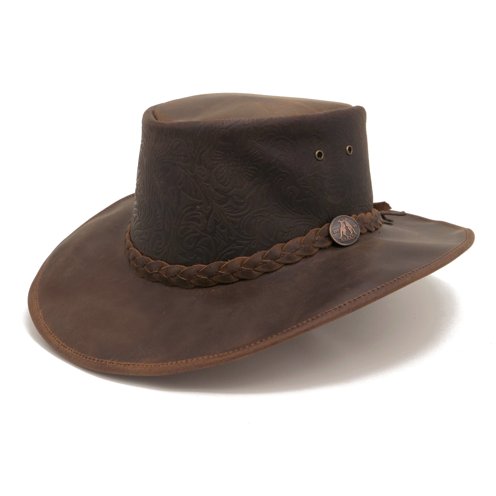 Spainard Leather Hat – Kakadu Traders US