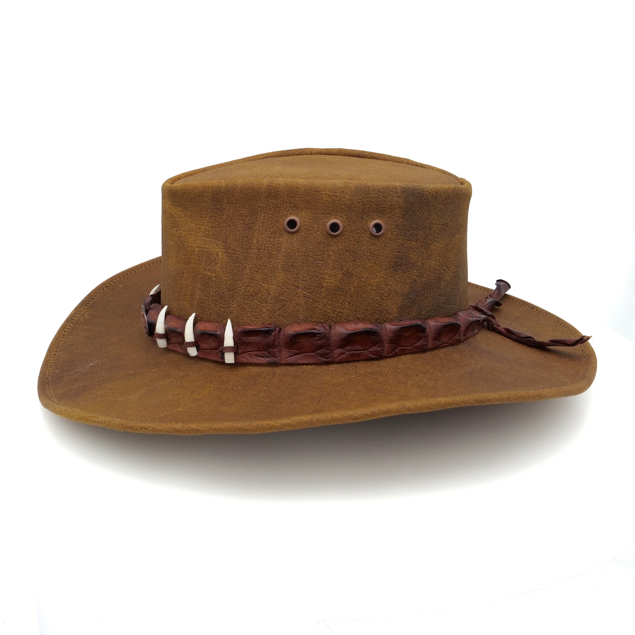 Russ Shapeable Leather Hat – Kakadu Traders US - Main Image