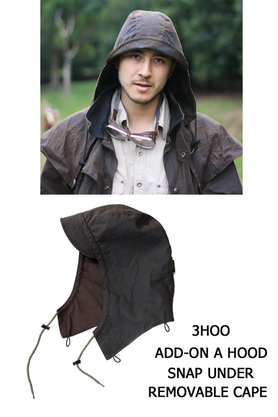 Iron Bark Drovers Jacket in Black