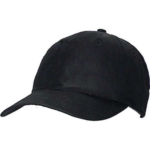 Oilskin Ballcap In Black