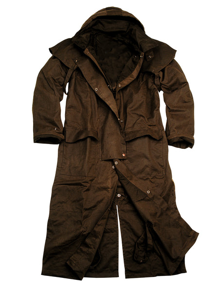 Hooded Storm Coat in Brown