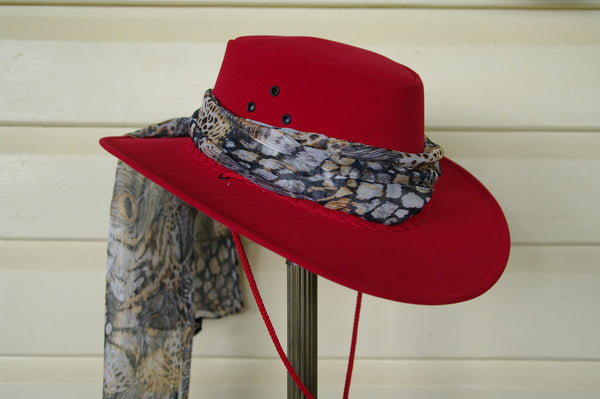 All-Weather Soaka Hat in Red