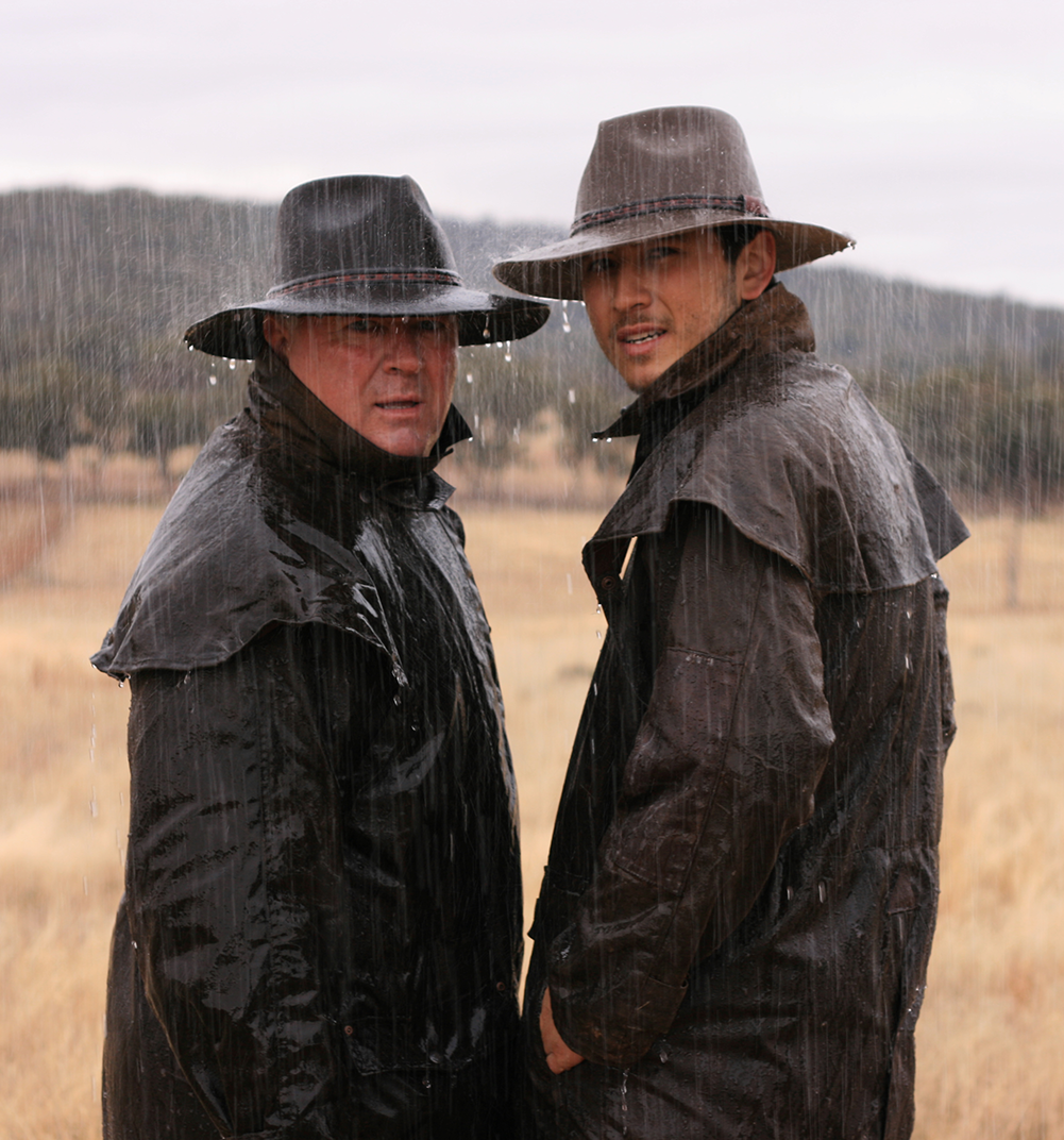 Workhorse Drovers Coat in Black Kakadu Traders Australia